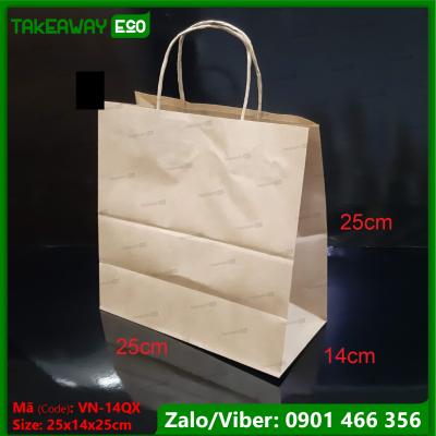 SHOPPING WITH KRAFT PAPER BAG